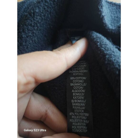 Savage X fenty black cropped hoodie womens Sz M - Picture 8 of 8